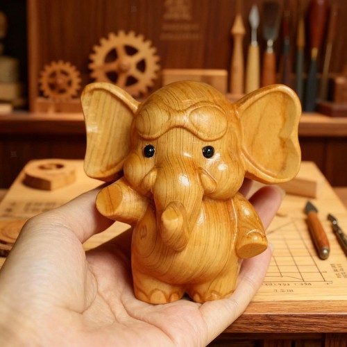 Elephant figurine collectible - elephant,