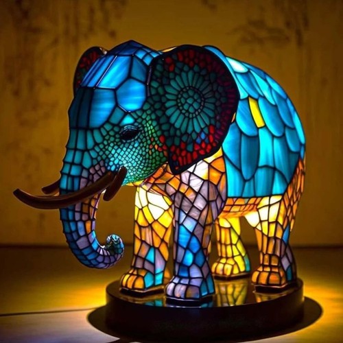 Resin dog led - resin,