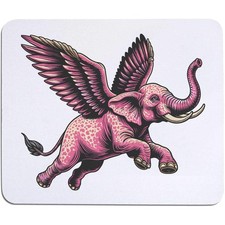 'Pink Elephant Flying' Mouse
